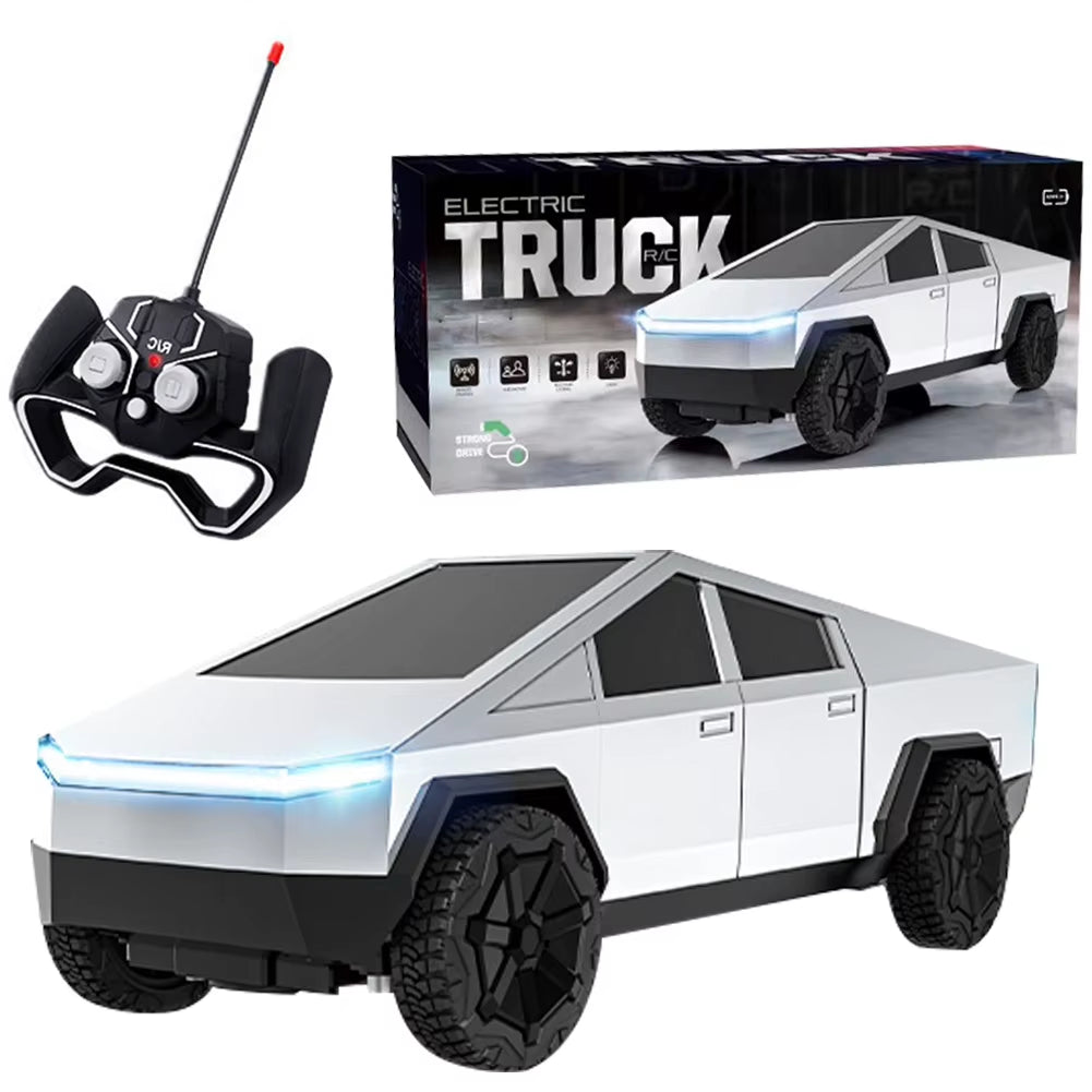 Camiones de juguete a control remoto Tesla Cybertruck, batería recargable, minivehículos RC, juguetes de Navidad, regalo para niños y niñas mayores de 6 años.