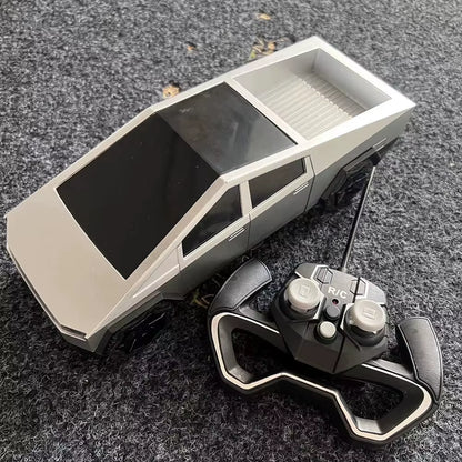 Camiones de juguete a control remoto Tesla Cybertruck, batería recargable, minivehículos RC, juguetes de Navidad, regalo para niños y niñas mayores de 6 años.