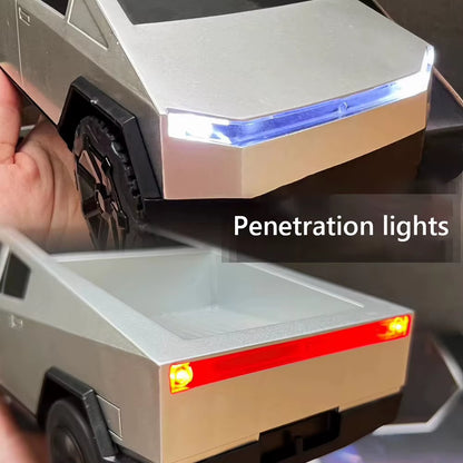 Camiones de juguete a control remoto Tesla Cybertruck, batería recargable, minivehículos RC, juguetes de Navidad, regalo para niños y niñas mayores de 6 años.