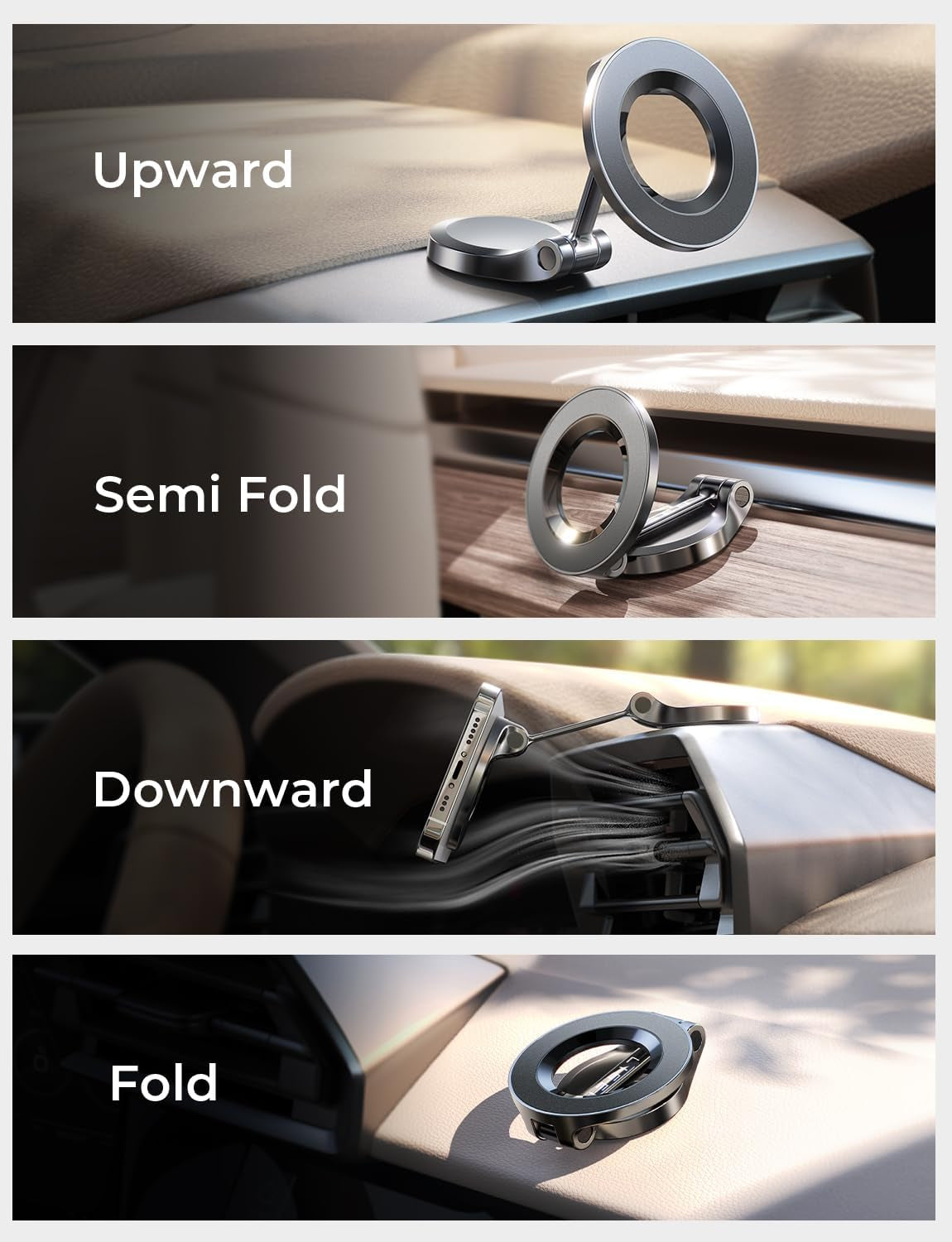Primes for Day Delas, for Magsafe Car Mount, Ultra Magnetic 360 Degree Rotation Dashboard Phone Holder, Car Accessories for Iphone, Gifts for Men Women, Fit for Iphone 16 Pro Max 15 14 13 12