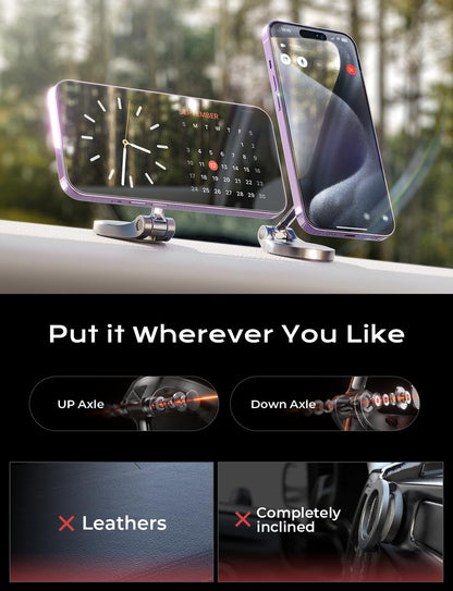 Primes for Day Delas, for Magsafe Car Mount, Ultra Magnetic 360 Degree Rotation Dashboard Phone Holder, Car Accessories for Iphone, Gifts for Men Women, Fit for Iphone 16 Pro Max 15 14 13 12