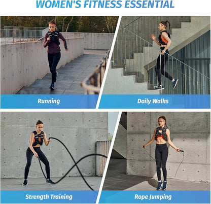 Chaleco lastrado de 2,7 kg, 3,6 kg, 5,4 kg, 7,6 kg, 9,1 kg, 11,4 kg y 13,6 kg con banda reflectante para entrenamiento, entrenamiento de fuerza, correr, fitness, musculación, pérdida de peso y levantamiento de pesas.